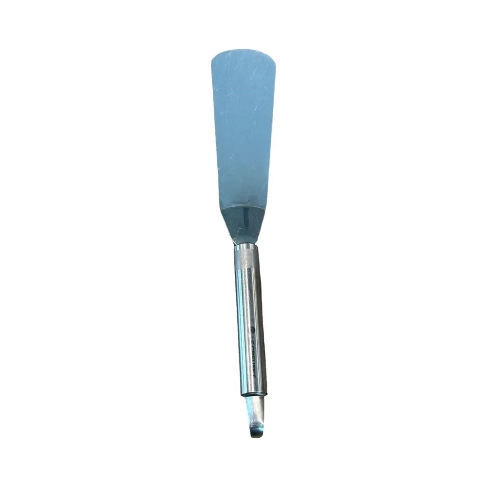Le Creuset Revolution Stainless Steel Slotted Spatula Turner Silver Kitchen Tool